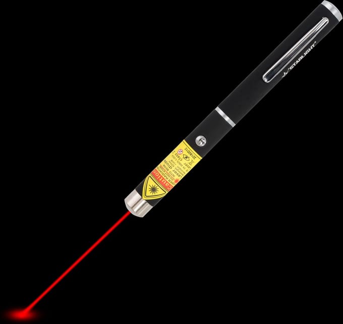 Starlight Lasers® M1 Rode Laserpen | Inclusief 2x AAA batterijen - 2025 model