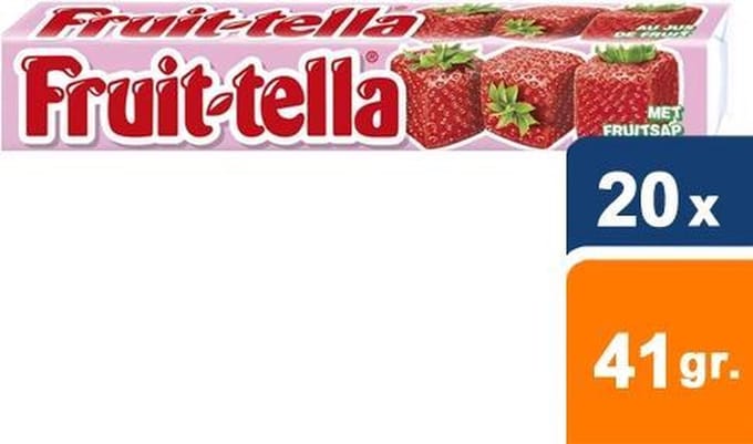 Fruittella - Strawberry - 20x 41 gr