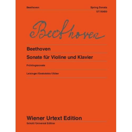Sonate Für Violine Und Klavier - Wiener Urtext Edition - Ludwig van Beethoven
