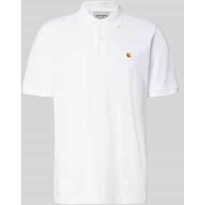 regular fit poloshirt met labelstitching