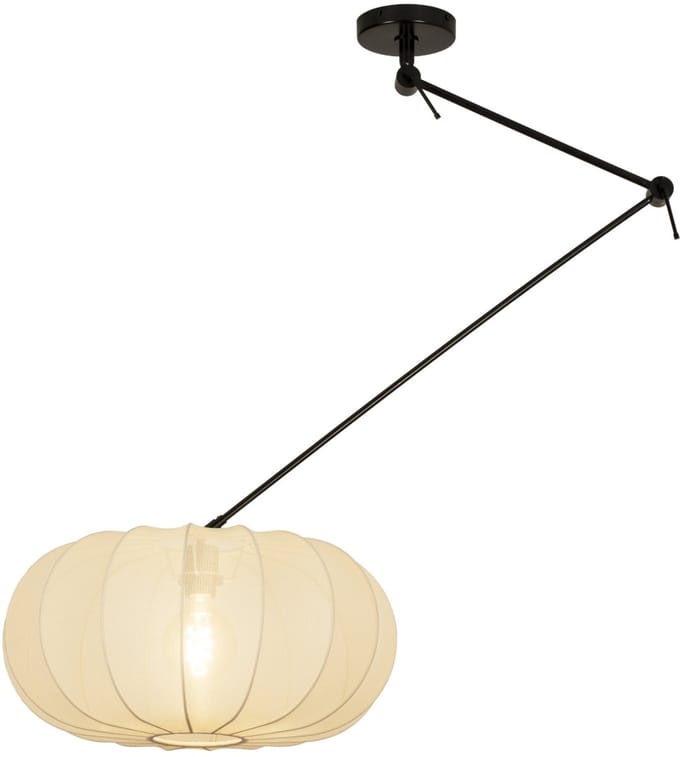 Lumidora Hanglamp 31360 - TACK - E27 - Beige - Zand - Metaal - ⌀ 50 cm