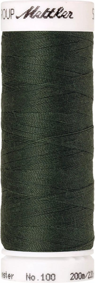 Amann Mettler Seralon Naaigaren – Deep Green (0627) – 200 m – No. 100 – 100% Polyester – Per Stuk