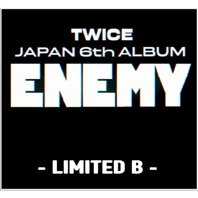 (Voorafgaande bestelling)TWICE 6e Japanse Album - ENEMY (Beperkt) Limited B