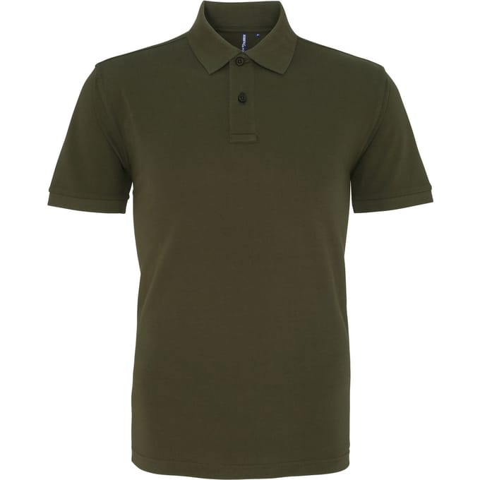 Asquith & Fox Heren Poloshirt met korte mouwen (Olijf)