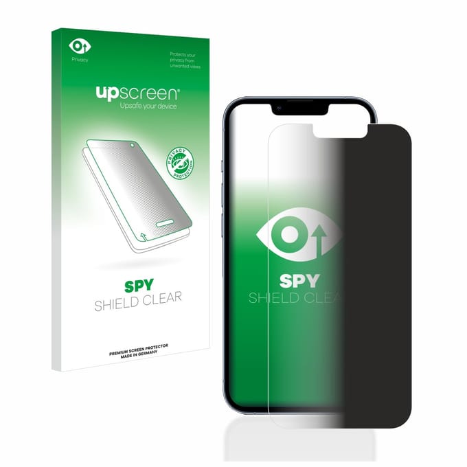 upscreen - privacy screenprotector voor Apple iPhone 13 Pro - Folie Beschermfolie Blauwlichtfilter