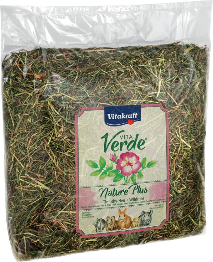 Vitakraft vita verde hooi wilde rozen - 500  gr