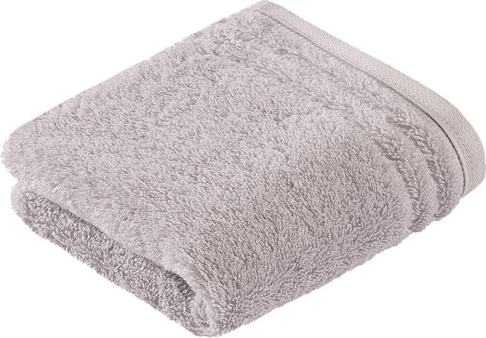 Vossen Gastendoekje Vienna Style Supersoft - Light Grey 30x50