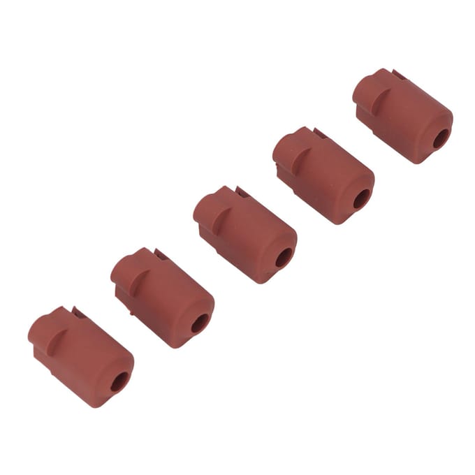3D Printer Hotend Siliconen Sok Hittebestendig Anti-verbrandingsgevaar Geïsoleerd Stofdicht Nozzle brown