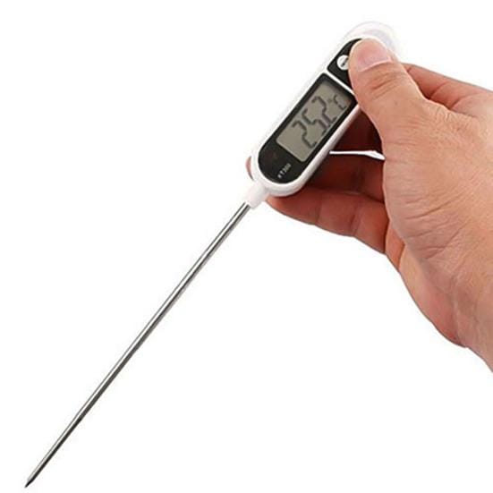 Digitale Voedselthermometer Keuken BBQ Koken Vlees Temperatuur Meet Sonde Tool 1pc black