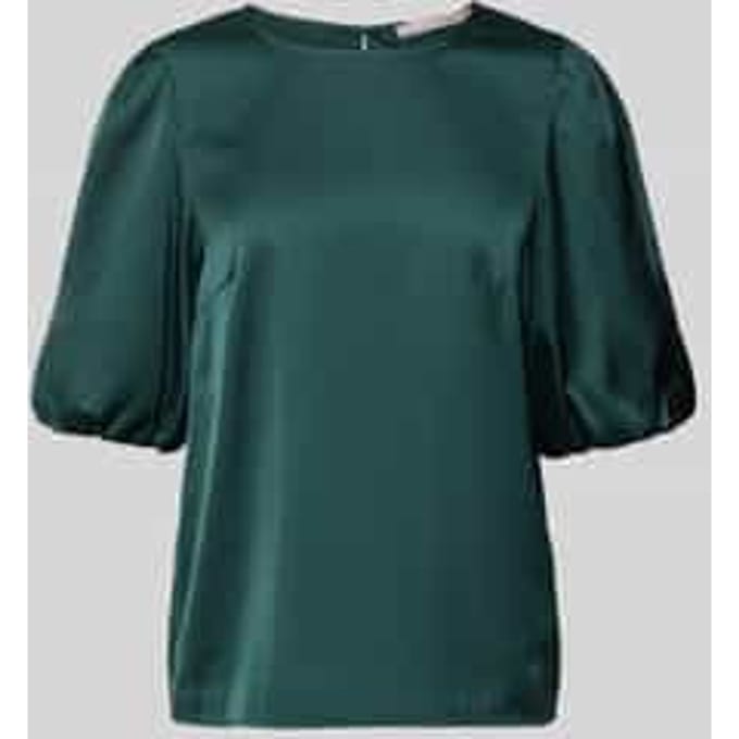 Blouseshirt met ronde hals