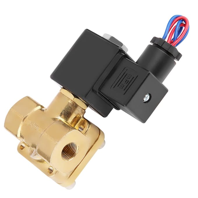 110VAC G1 4   1.6MPA Électrovanne Solénoïde Électrique à Membrane 2 Voies N C (110VAC)