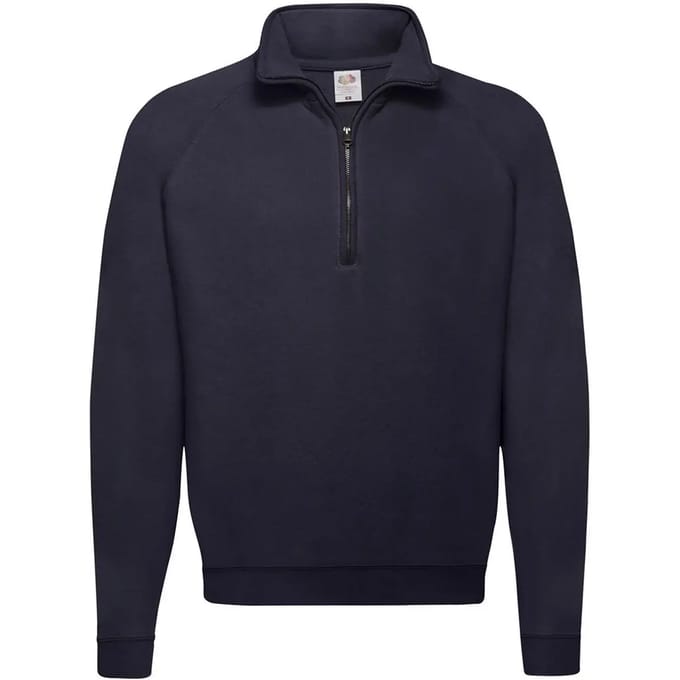Sweater met ritskraag Fruit of the Loom Classic