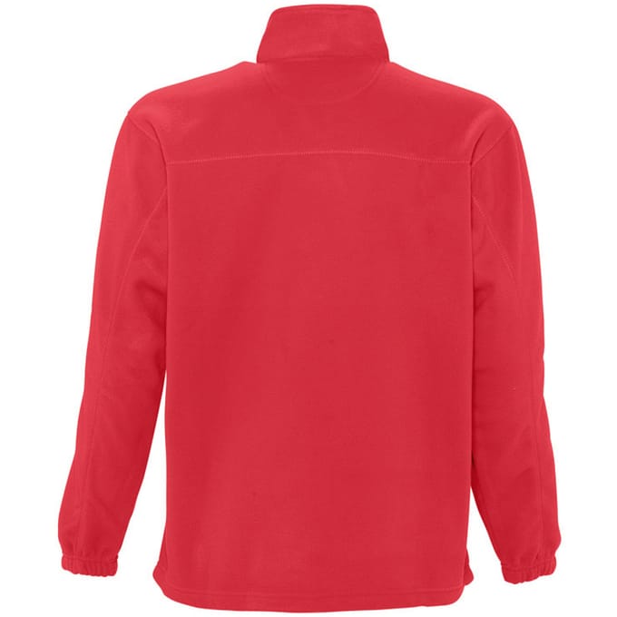SOLS Ness Unisex Zip Neck Anti-Pill Fleece Top (Rood)