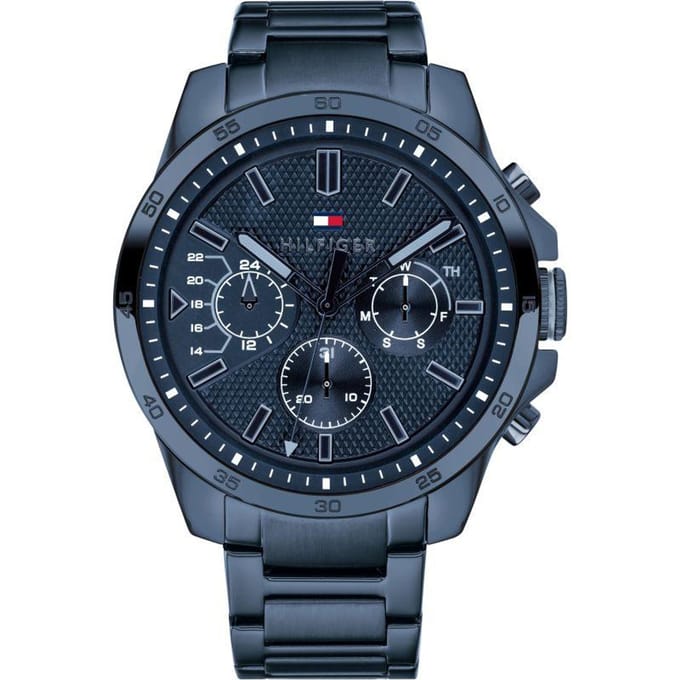 Tommy Hilfiger TH1791560 Heren Horloge  Ø 46 mm - Blauw