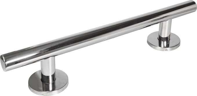 Aidapt RVS rechte handgreep - Gepolijste afwerking 48 cm - Zilver