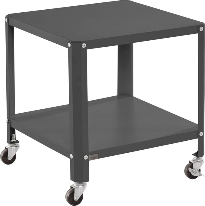 Safari-Salontafel - 1-plank - Zwart Metaal