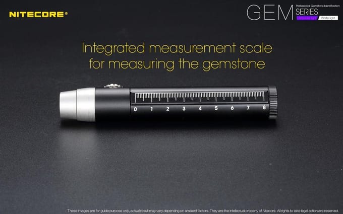 Nitecore GEM10UV Penlamp voor Edelstenen
