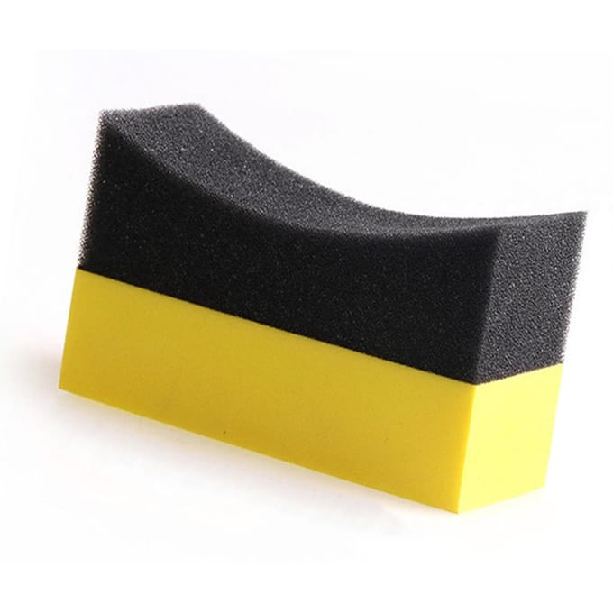 Banden Dressing Applicator Pad Banden Glans Polijst Spons Pad Auto Detailer Schuim Spons Tool black