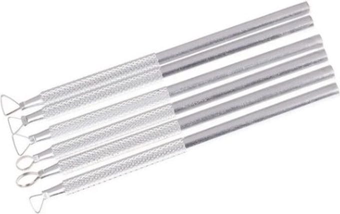 Go Go Gadget - RVS modeleer Tools - Voor klei en taart - Beeldhouwen - Set van 6 stuks