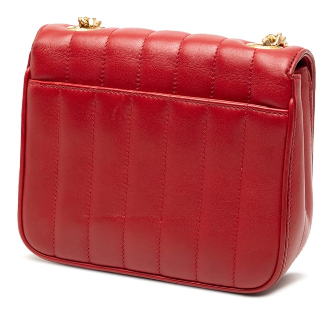 Tweedehands Kleine Lamsleer Monogram Vicky Kettingtas