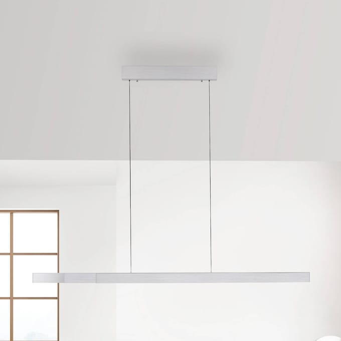 Paul Neuhaus LED hanglamp Adriana Square, aluminium, up/down