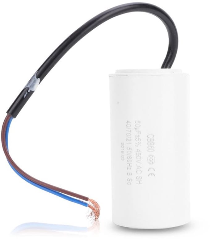 50uF 450V Cbb60 motorstartcondensator - microfarad condensator draad