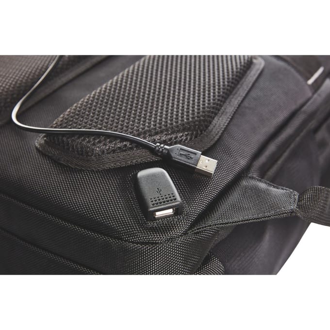 Halfar Hashtag laptop rugzak (Zwart)