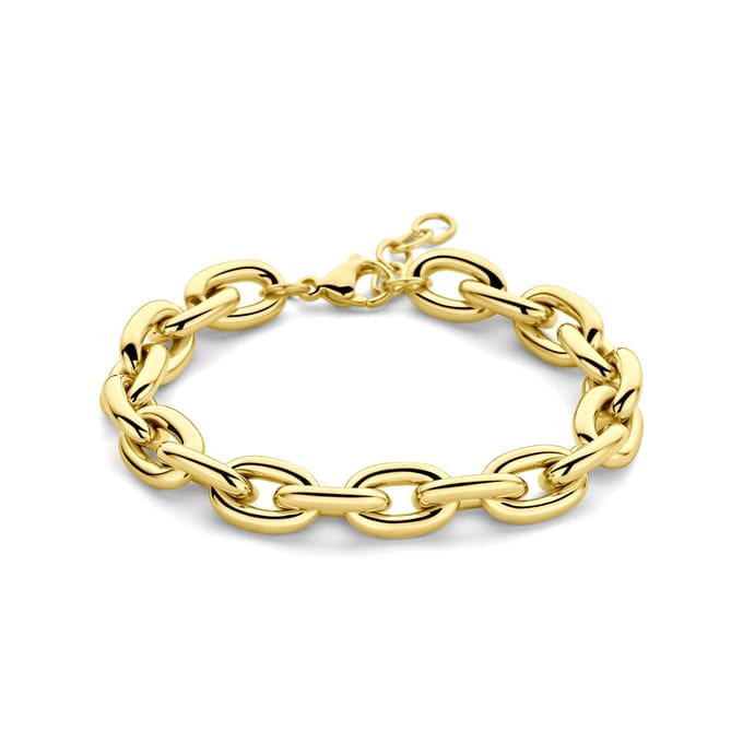 Glams armband ion plating 9,5 mm 18 + 2 cm - Staal