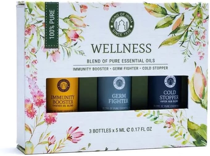 Song of India - Wellness - Etherische Olie Set - Ontspanning - Aromatherapie - Geurverspreiders - Diffuser