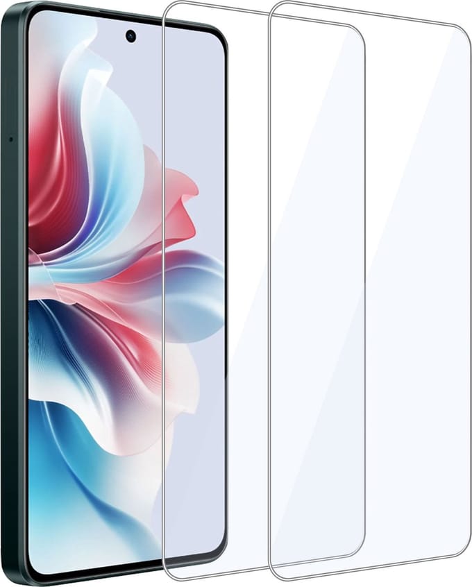 2x Geschikt voor OPPO Reno 11F - Screenprotector - Beschermglas - GuardCover