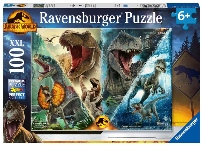 Ravensburger puzzel Jurassic world Dominion - Legpuzzel - 100 XXL stukjes