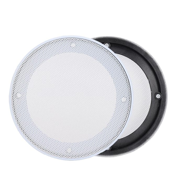 Lot de 2 housses de protection pour haut-parleur 4 pouces(blanc Blanc) blanc