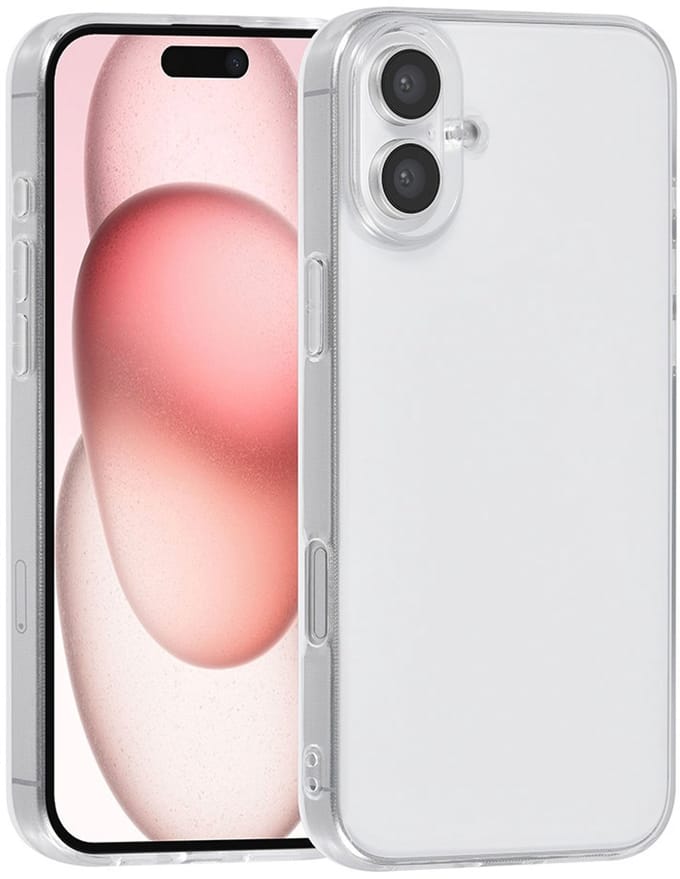 Telefoonhoesje TUNIQ iPhone 16 Plus Backcover hoesje TPU - Transparant