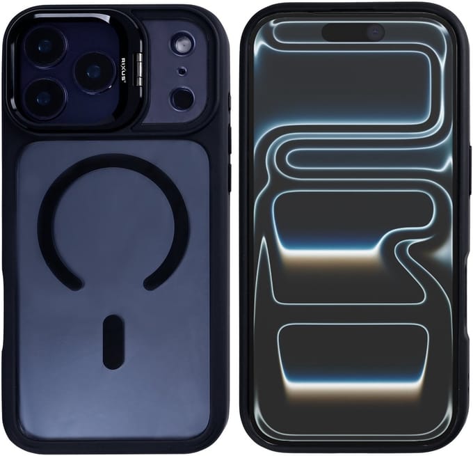 Rixus Classic 03 Case With MagSafe For Apple iPhone 17 Pro Black