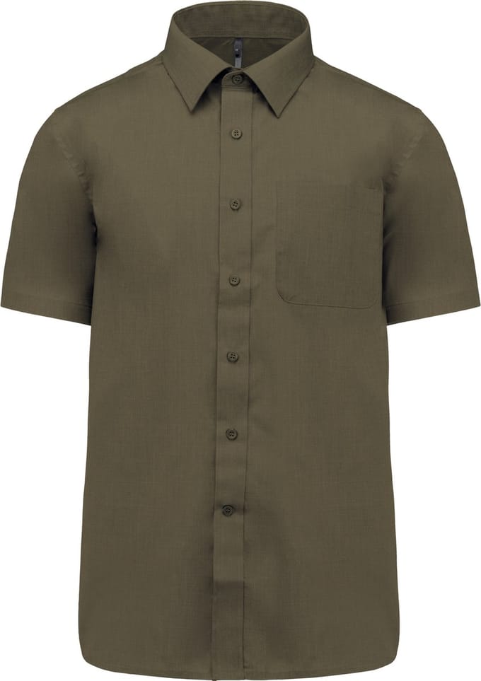 Herenoverhemd 'Ace' korte mouwen merk Kariban Light Khaki maat 4XL