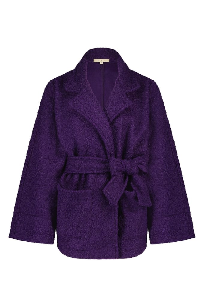 Circle of Trust Jade Jacket Violet Taglia: S | Cappotti monopetto Outlet | Donna | Viola