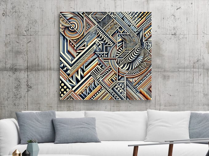 Kunstprint | Wanddecoratie | Dibond | 40 × 40 cm