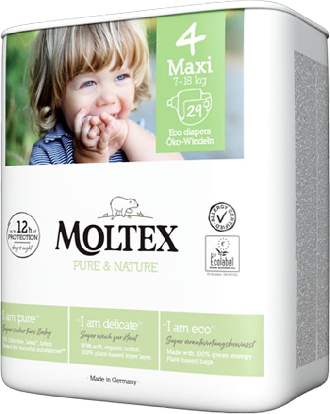 Moltex Pure & nature babyluiers maxi 29 Stuks