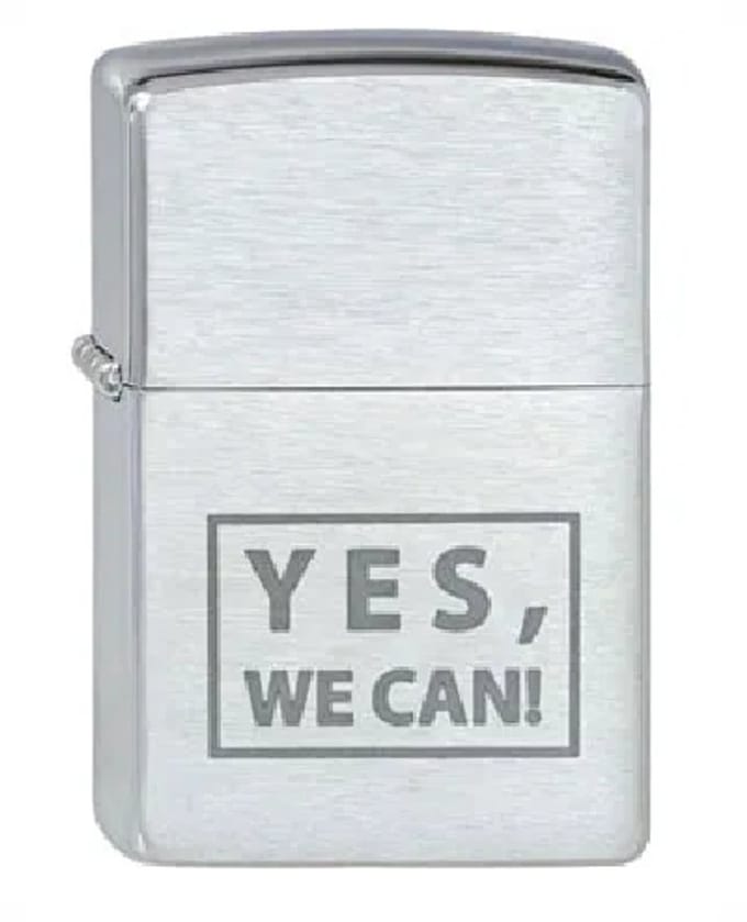 Zippo aansteker Yes, we can.