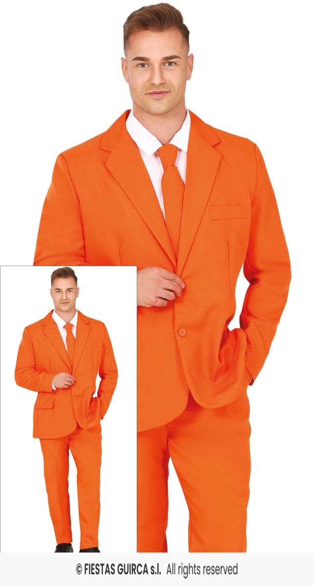 Orange Suit, Adult - Man
