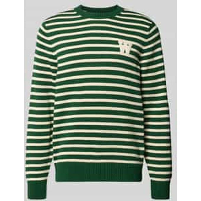 Gebreide pullover met ronde hals