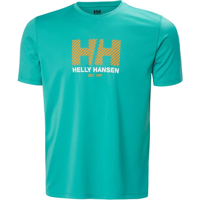 Helly Hansen Tech Graphic 2.0 Korte Mouwen Basislaag Groen M Man