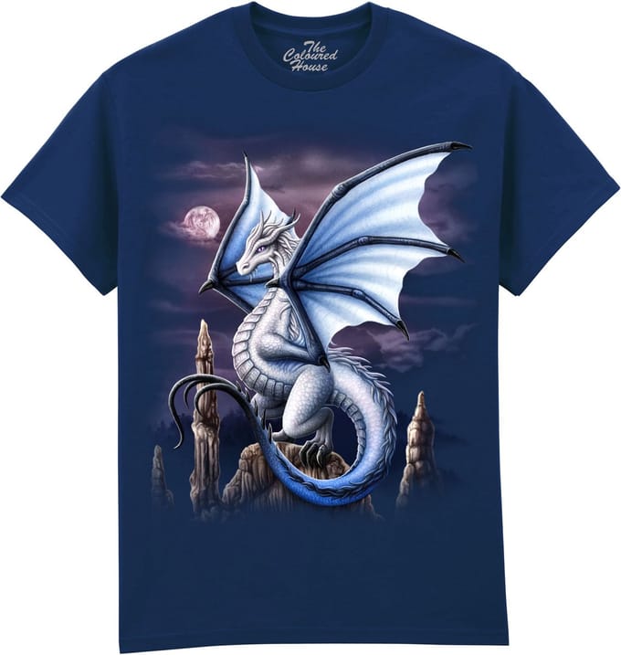 Draak Violet Dragon The Coloured House T-shirt M