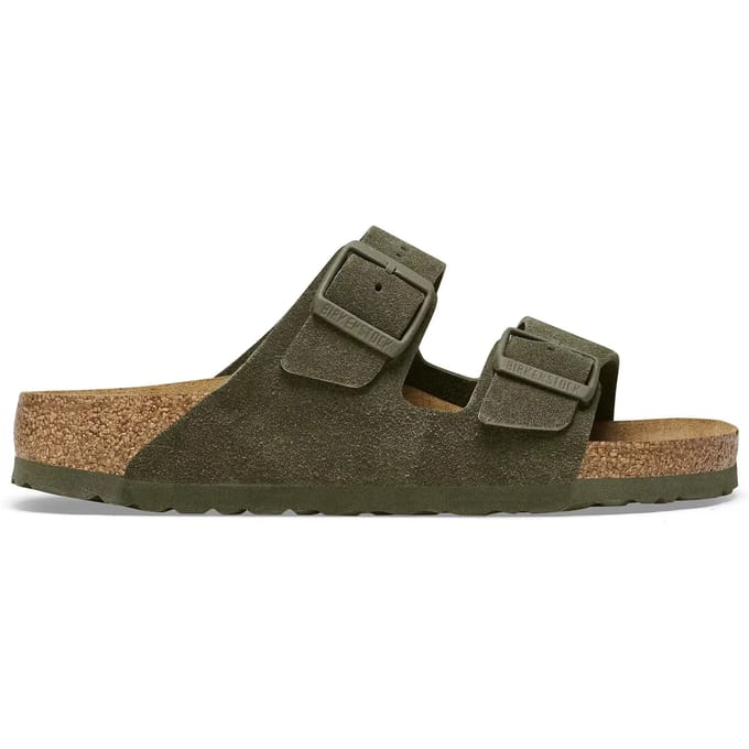 Suède leren sandalen Birkenstock Arizona