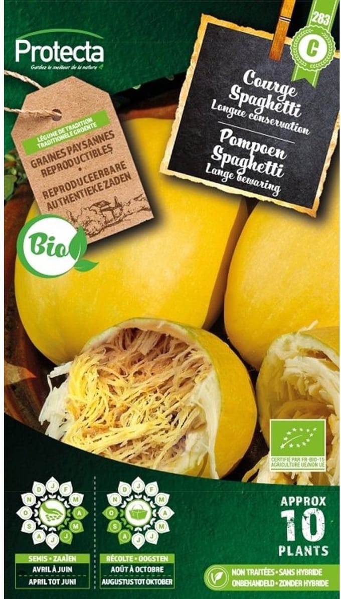 Protecta Groente zaden: Pompoen Spaghetti Biologisch