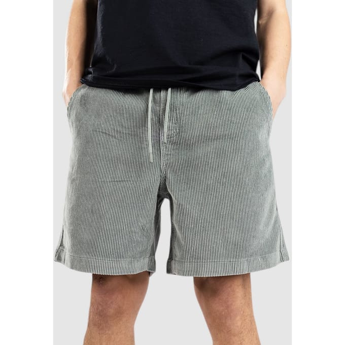 Blue Tomato Cord Easy Korte Broek groen