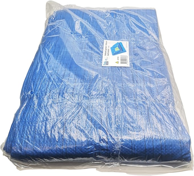 LB Tools Dekzeil 4x6 meter waterdicht grondzeil, zwaar plastic zeil