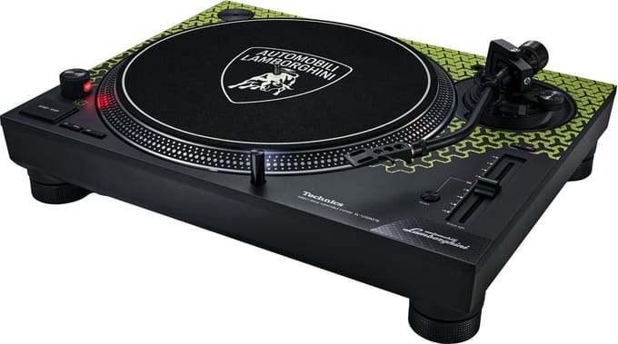 Platenspeler TECHNICS SL-1200M7PEG Lamborghini groen