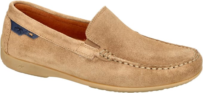Fluchos -Heren - camel - mocassins - maat 44