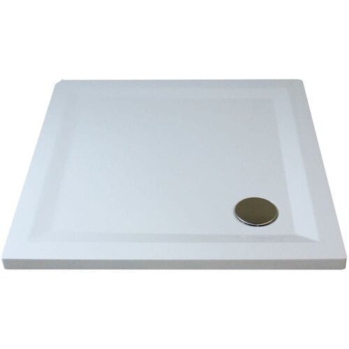 Breuer Flat Line Design square shower tray 90 x 90 cm 1288.011.000.017